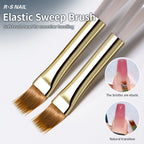 RSNAIL Elasticity Sweep Brush – DIY Gradient Nail Art Painting Pen