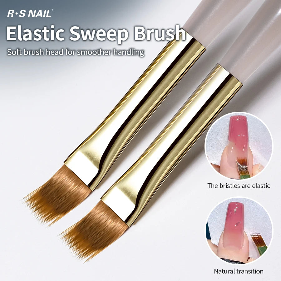 RSNAIL Elasticity Sweep Brush – DIY Gradient Nail Art Painting Pen