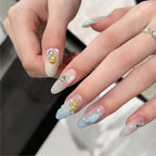 Ocean-Themed Nail Charms – 3D Metal Starfish & Seashell Rhinestones