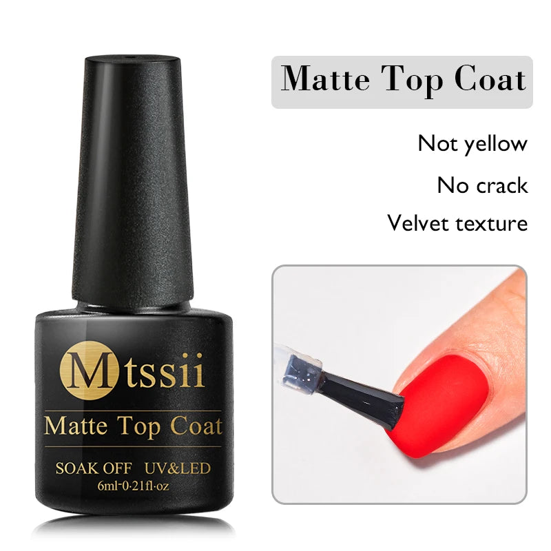 Mtssii Glitter Sequins Gel Nail Polish – Sparkling Soak-Off UV/LED Gel