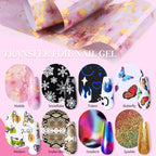 BORN PRETTY Gel Polish Line – Transfer Foil Glue, Top Coat & Base Gel