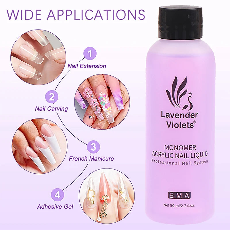 Monomer Acrylic Liquid – Nail Extension & Carving Liquid, 75ml