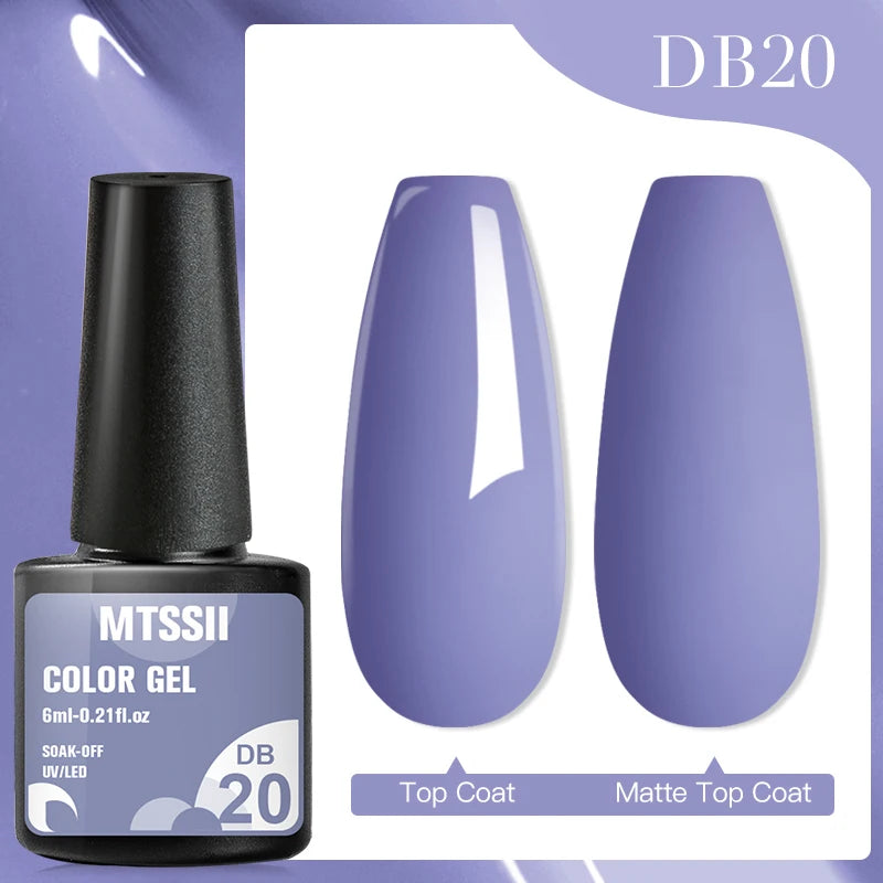 Mtssii Glitter Sequins Gel Nail Polish – Sparkling Soak-Off UV/LED Gel