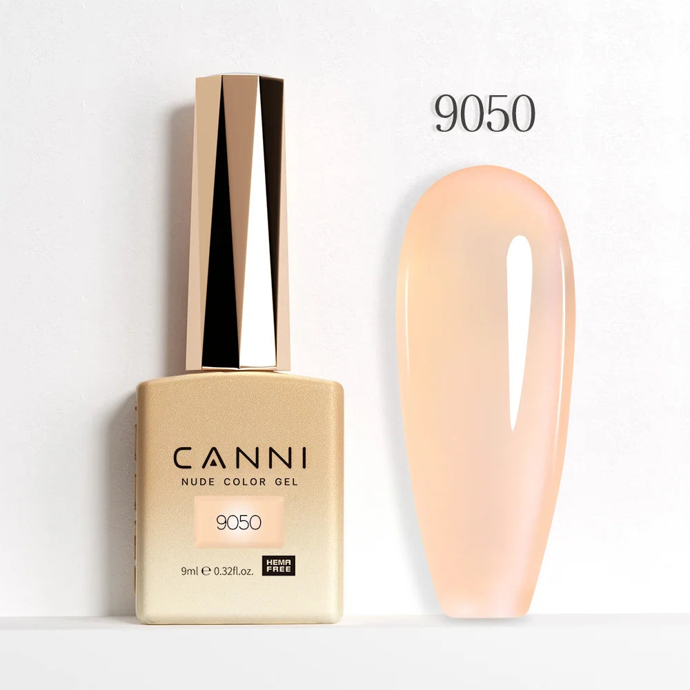 CANNI 9ml Gel Nail Polish 144Colors HEMA/TPO FREE Gorgeous Color Full Coverage Soak Off UV LED Semi Permanent Gel Varnish  Nails