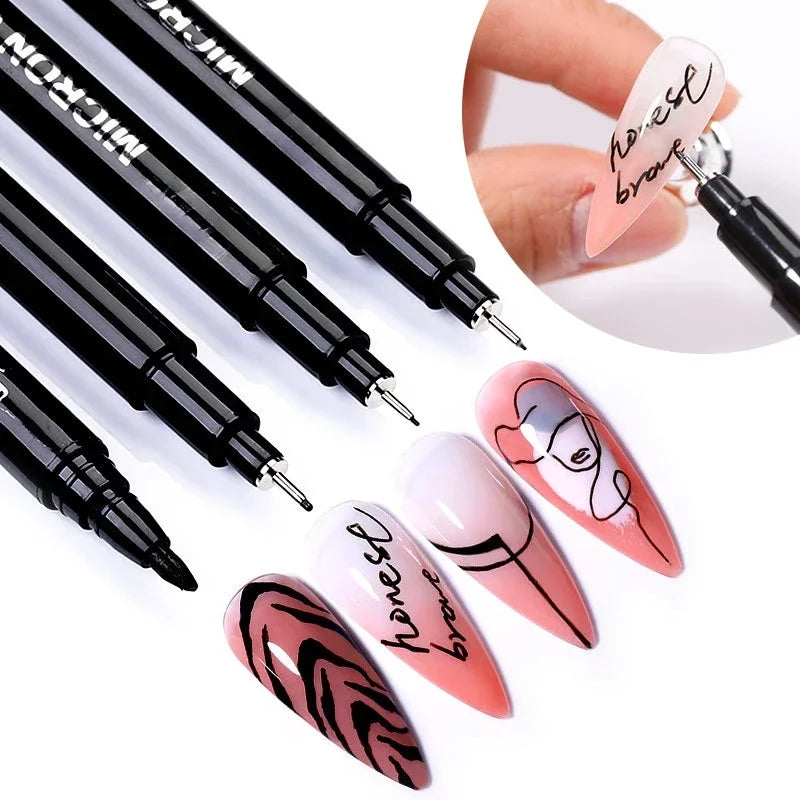 Ultra-Fine Nail Art Paintbrush Pen – Waterproof Quick-Dry Graffiti Marker