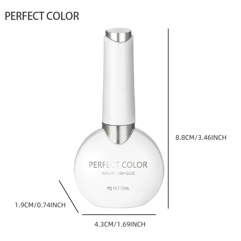 Perfect Color Nail Foil Glue Gel – UV Foil Transfer Adhesive, 12ml