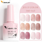 VENALISA HEMA-Free Nail Gel Polish – 120 Colors, Full Coverage Soak-Off Gel
