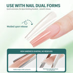 Nailpop Milky Smooth Builder Gel – UV Hard Gel Strengthener, 30g/100g