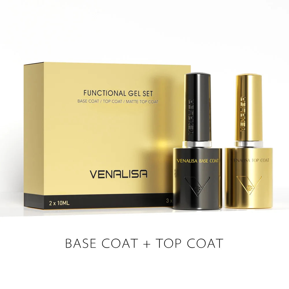 VENALISA HEMA/TPO-Free Nail Gel Polish VIP Kit – Ultra Glossy Diamond Top Coat