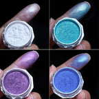 Moonlight Pearl Pink Gradient Chrome Powder – Aurora Shell Mirror Pigment