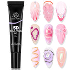 BORN PRETTY Clear 5D Sculpting Gel – Embossing & Carving Nail Art Gel