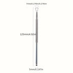 Stainless Steel Cuticle Pusher & Triangle Scraper – Gel Polish & Dead Skin Remover