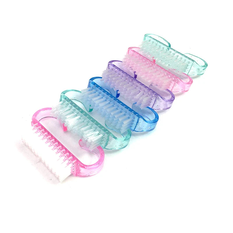 Julianna Beauty Nail Dust Cleaning Brushes – Colorful Bulk Set, 50/100pcs
