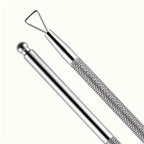 Stainless Steel Cuticle Pusher & Triangle Scraper – Gel Polish & Dead Skin Remover