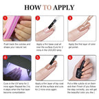 NAILCO Top Coat, Base Coat & Primer – Semi-Permanent Gel Nail Polish System
