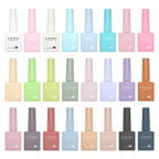 CANNI HEMA-Free Nail Gel Polish VIP Kit – Full Coverage Color & Diamond Top