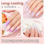 BORN PRETTY Clear 5D Sculpting Gel – Embossing & Carving Nail Art Gel