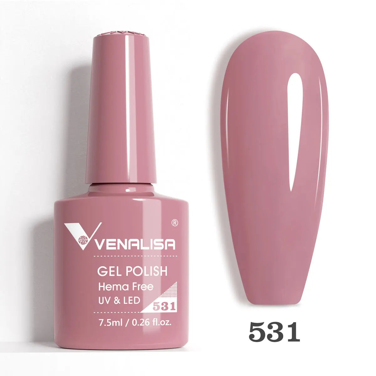 VENALISA 7.5ml Nail Gel Polish VIP5 HEMA Free Semi Permanent Soak off UV LED Nail Gel Varnish Full Coverage Nail Gel Lacquer