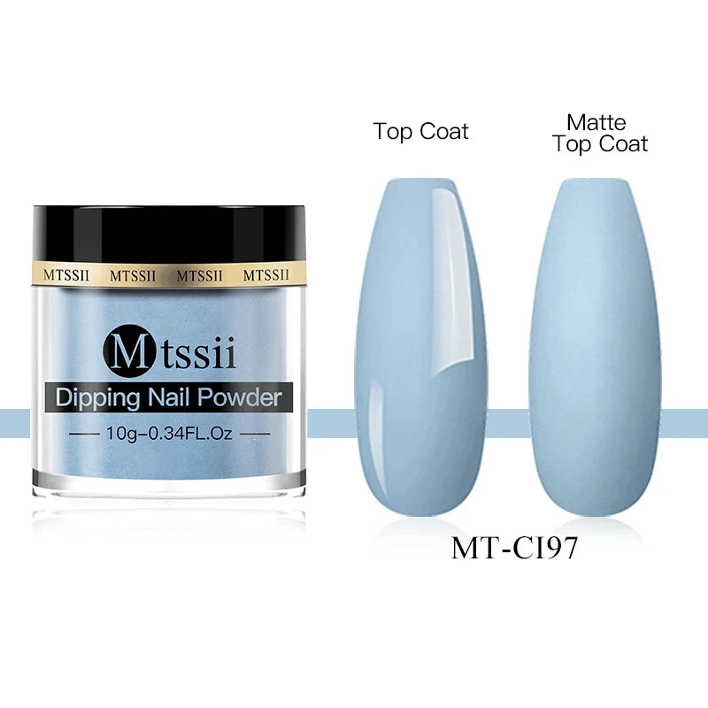 Mtssii 5g/10g Dipping Nail Powder Natural Dry For Manicure Nails Accessories No Need Lamp Cure Acrylic Powder Dipping System