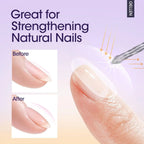 GELLEN 4-Piece Gel Manicure Set – Base, Top Coat & Strengthener Kit