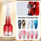AS Gel Polish Line – Foil Transfer Gel, Top Coats & Base Gel, 15ml