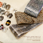 Kaniu Leopard Print Nail Transfer Paper – Water-Soluble Animal Print Foils, 10 Rolls