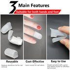 5Pcs Nail Art Soak-Off Cap Clips – Gel & Acrylic Remover Wraps