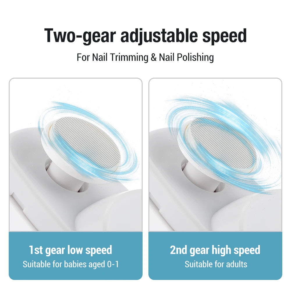 3-in-1 Electric Nail Clipper – Automatic Trimmer, Grinder & Polisher