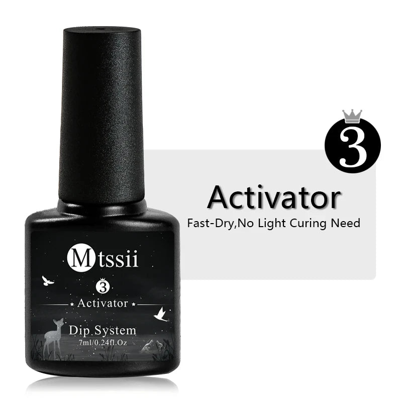 Mtssii 5g/10g Dipping Nail Powder Natural Dry For Manicure Nails Accessories No Need Lamp Cure Acrylic Powder Dipping System