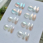Aurora Pearl Mirror Effect Nail Powder – Rainbow AB Chrome Mermaid Pigment