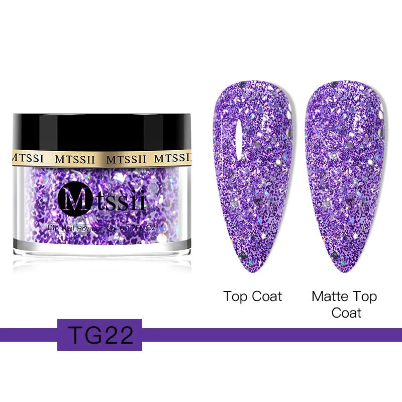 Mtssii 5g/10g Dipping Nail Powder Natural Dry For Manicure Nails Accessories No Need Lamp Cure Acrylic Powder Dipping System