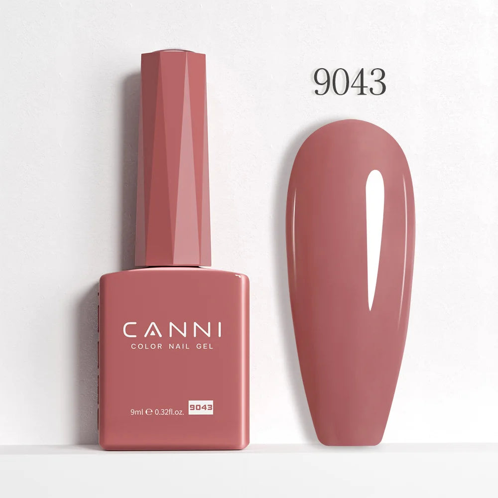 CANNI 9ml Gel Nail Polish 144Colors HEMA/TPO FREE Gorgeous Color Full Coverage Soak Off UV LED Semi Permanent Gel Varnish  Nails