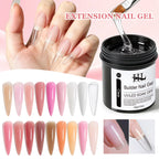 HL Clear Nail Extension Gel – Non-Yellowing Self-Leveling Builder Gel