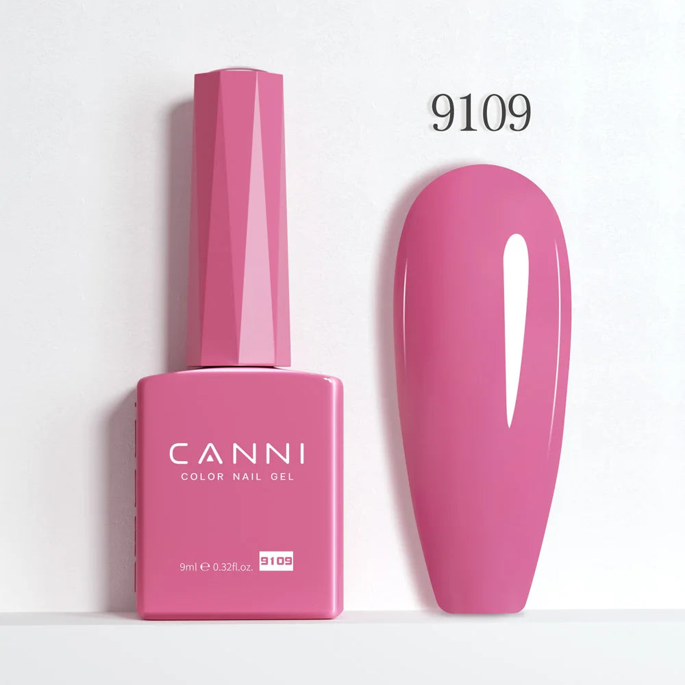 CANNI 9ml Gel Nail Polish 144Colors HEMA/TPO FREE Gorgeous Color Full Coverage Soak Off UV LED Semi Permanent Gel Varnish  Nails