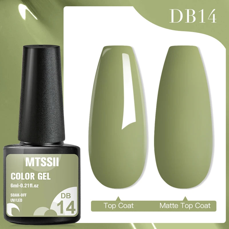 Mtssii Glitter Sequins Gel Nail Polish – Sparkling Soak-Off UV/LED Gel