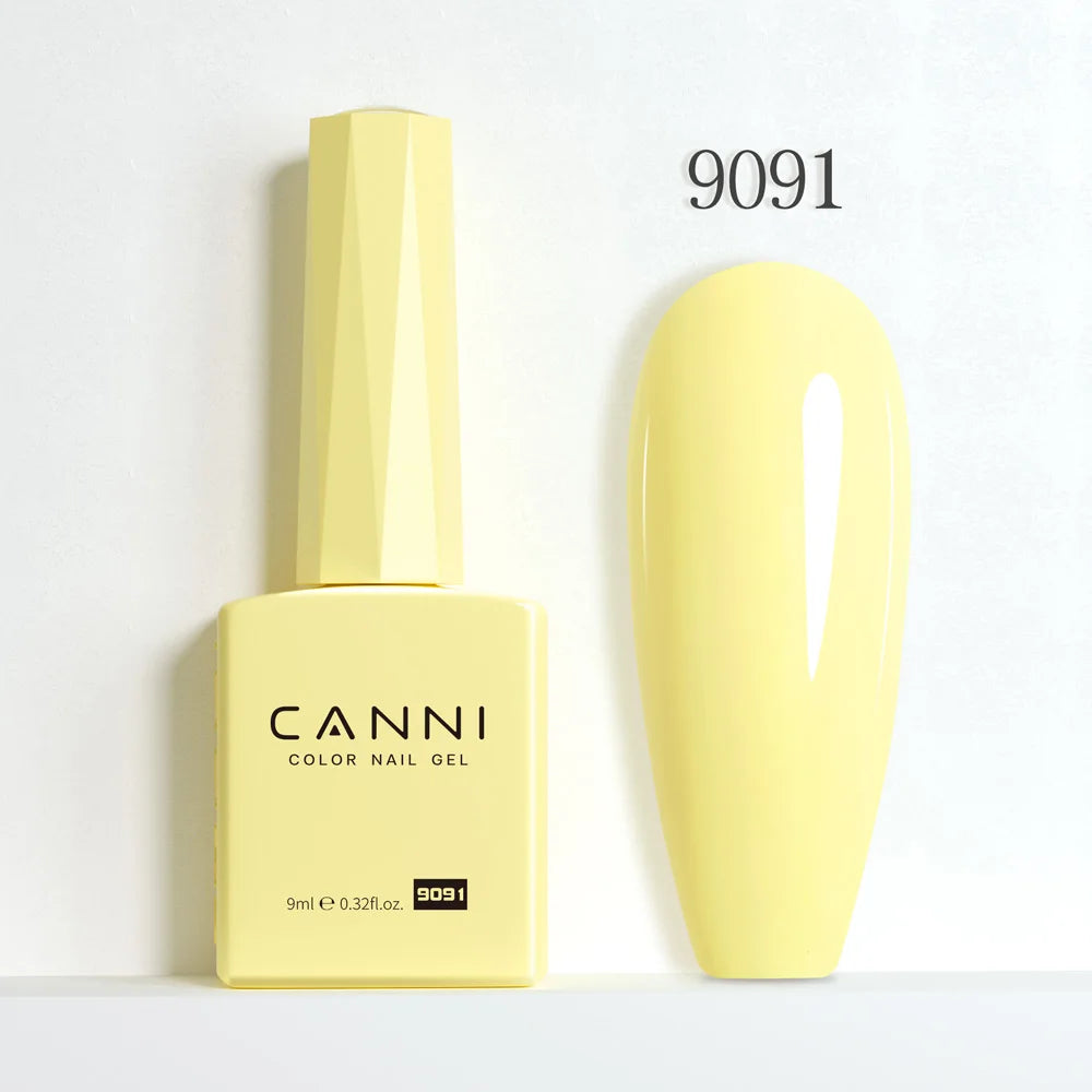CANNI 9ml Gel Nail Polish 144Colors HEMA/TPO FREE Gorgeous Color Full Coverage Soak Off UV LED Semi Permanent Gel Varnish  Nails
