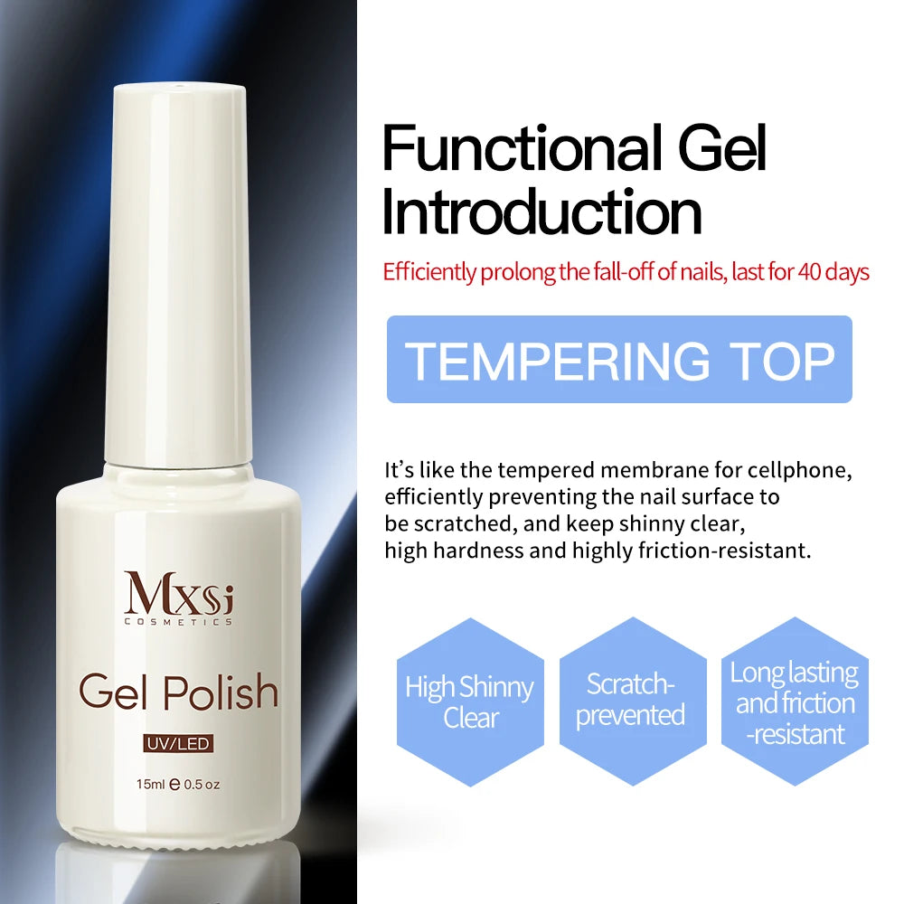 MXSI Functional Top Coat Set – Matte, Tempering & Diamond Top Coat