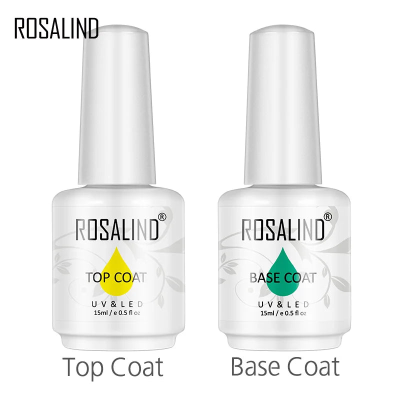 ROSALIND 15ML Nail Dehydrator Gel Polish Nail Primer No Need Curing Air Dry For Nails Art Base Top Coat Long Lasting Gel Lacquer