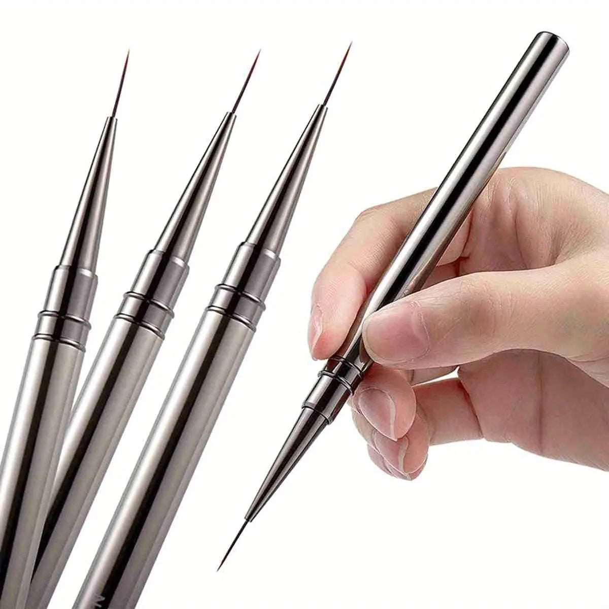 FUMOSIK Nail Art Liner Brushes – Hand-Painted Drawing Pens for Acrylic & UV Gel