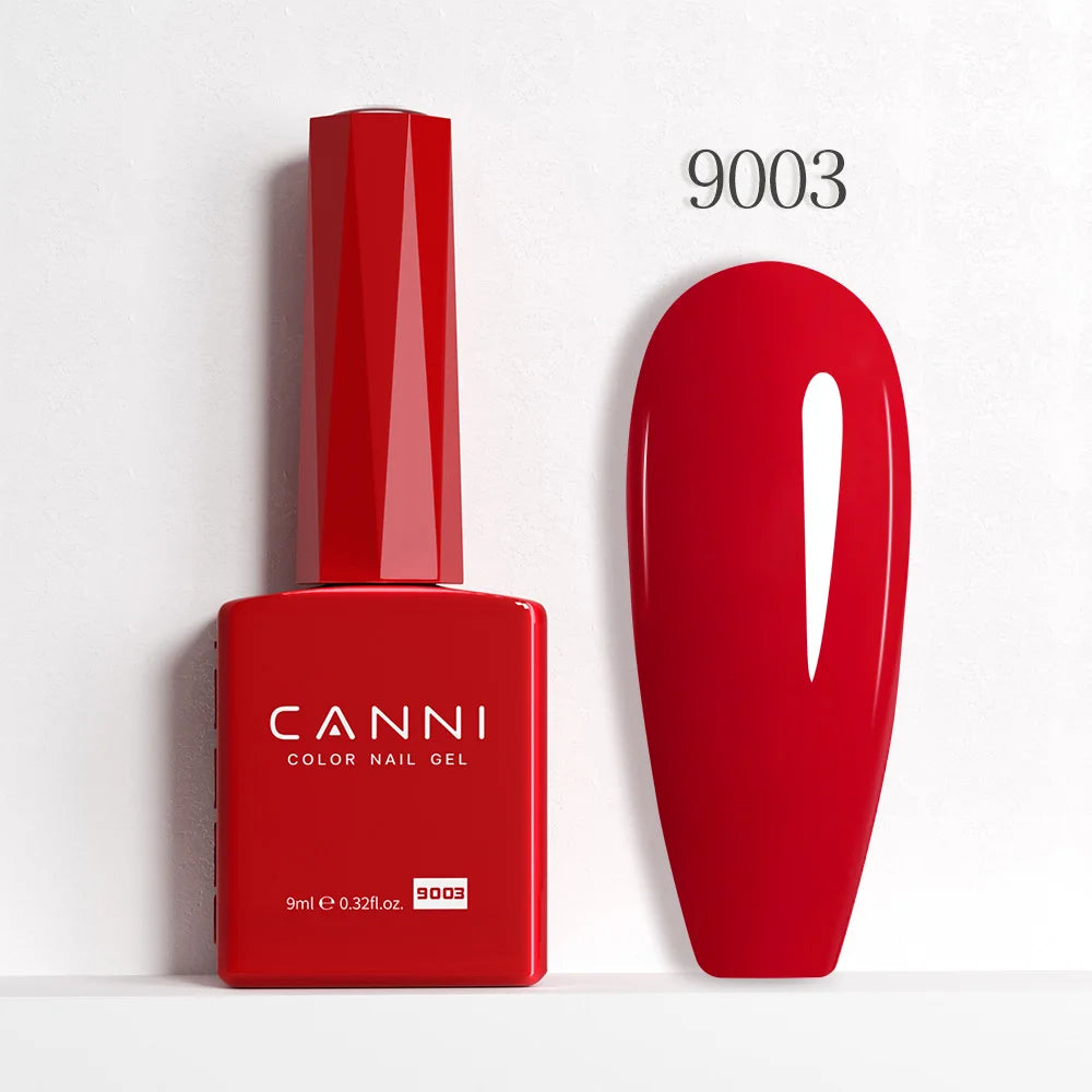 CANNI 9ml Gel Nail Polish 144Colors HEMA/TPO FREE Gorgeous Color Full Coverage Soak Off UV LED Semi Permanent Gel Varnish  Nails