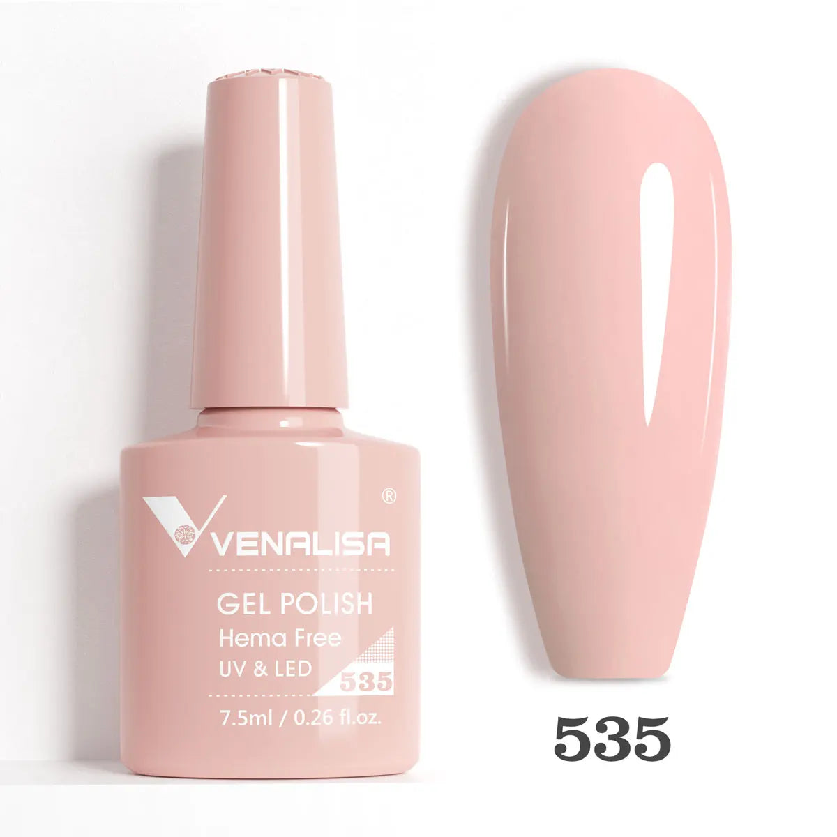 VENALISA 7.5ml Nail Gel Polish VIP5 HEMA Free Semi Permanent Soak off UV LED Nail Gel Varnish Full Coverage Nail Gel Lacquer