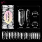 BNG French Dual Nail Forms – Reusable Poly Extension Gel Molds, 15 Sizes, 150pcs