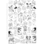 XMQ Summer & Holiday Nail Stamping Plate – Seasonal Image Template