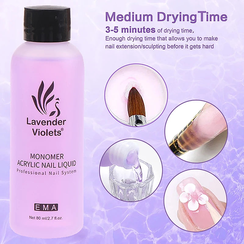 Monomer Acrylic Liquid – Nail Extension & Carving Liquid, 75ml
