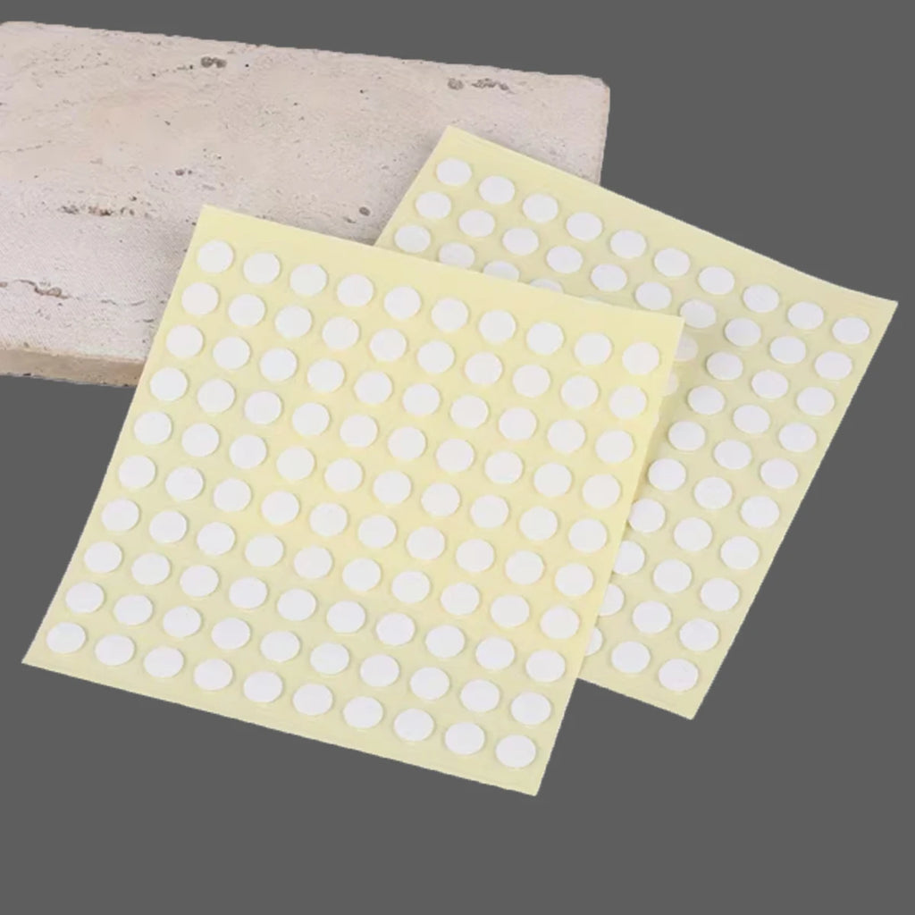 Clear Nail Adhesive Tabs Set – Round & Oval Double-Sided Glue Stickers, 200pcs