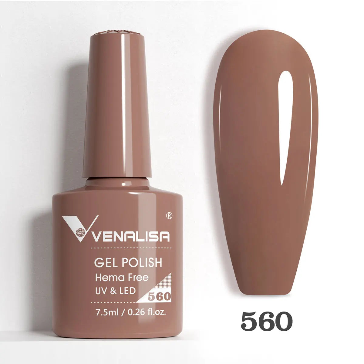 VENALISA 7.5ml Nail Gel Polish VIP5 HEMA Free Semi Permanent Soak off UV LED Nail Gel Varnish Full Coverage Nail Gel Lacquer