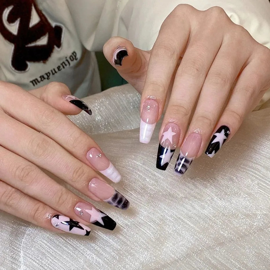 Water Transfer Nail Stickers – Summer Inscription & Ribbon Decals