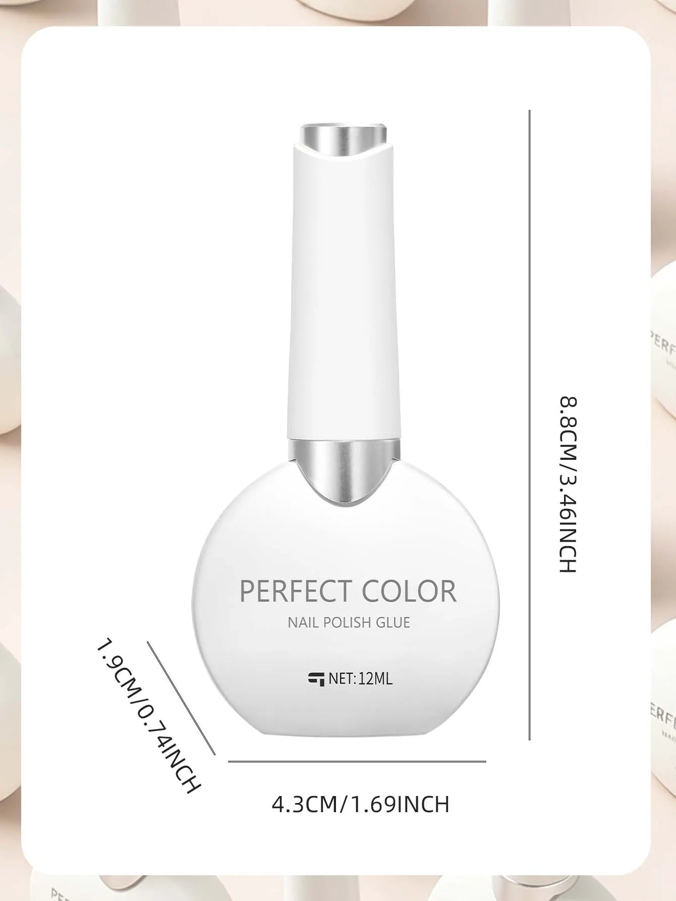 PERFECT COLOR Non-Stick Matte Top Coat – Anti-Stick No-Wipe Velvet Finish