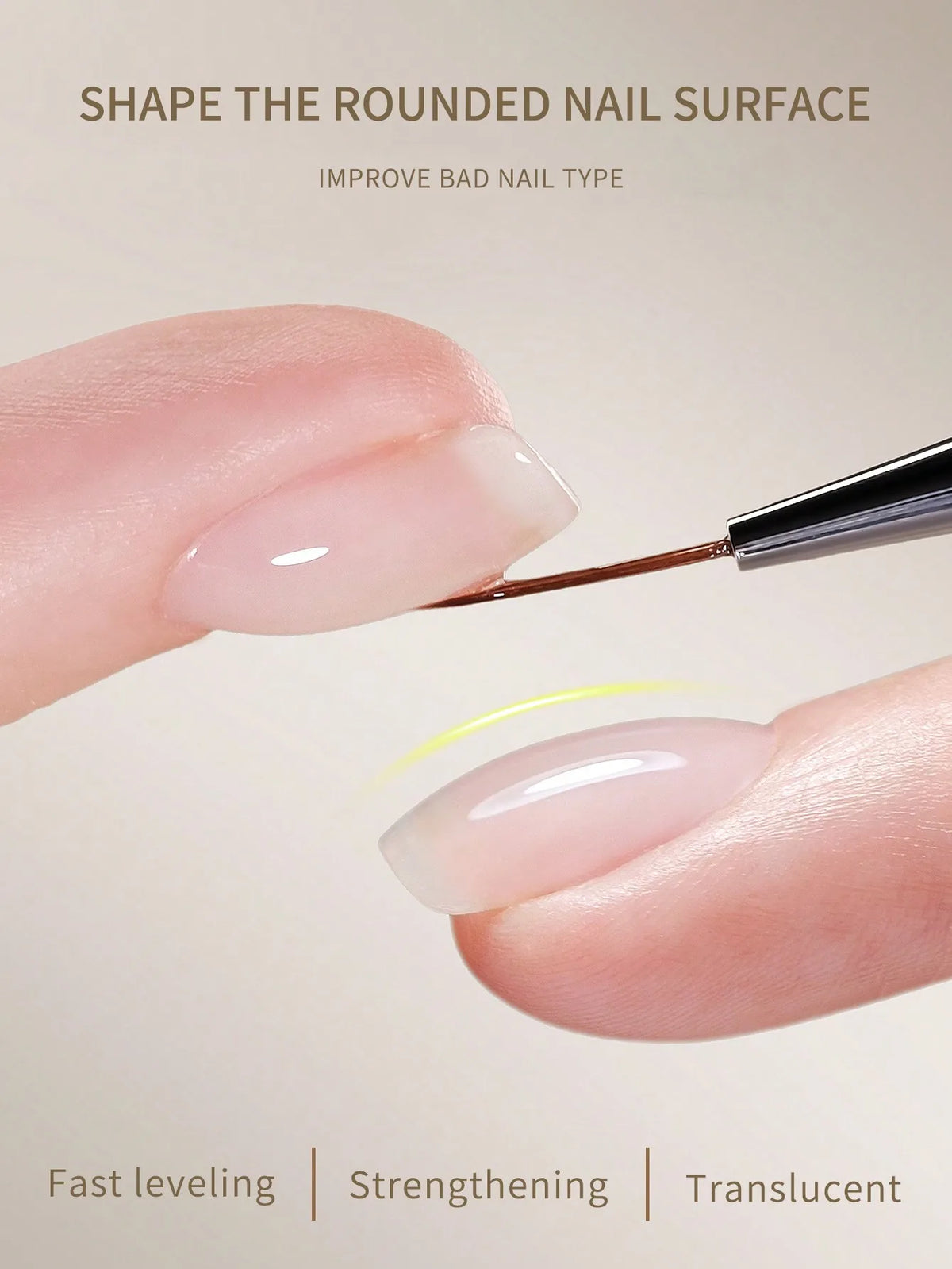 Transparent Construction Primer Gel – Nail Strengthener Base Coat, 2/4pc