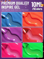 YOKEFELLOW Glow in the Dark Gel Nail Polish – Luminous Neon UV/LED Gel